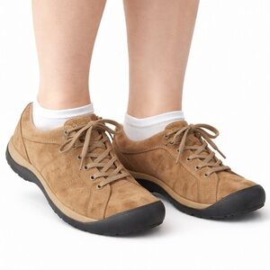 Size 8.5 KEEN Women’s Presidio Brown Nubuck Leather Oxford Shoes